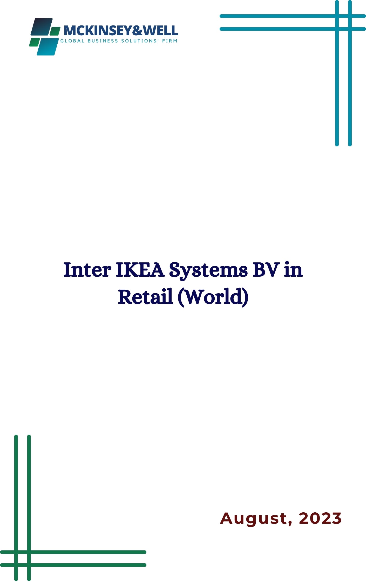 Inter IKEA Systems BV in Retail (World)