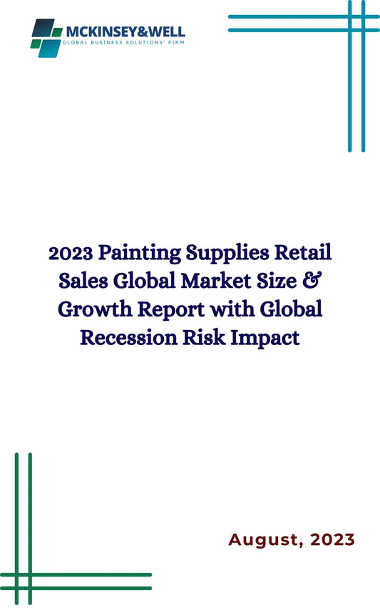 2023 Painting Supplies Retail Sales Global Market Size & Growth Report with Global Recession Risk Impact