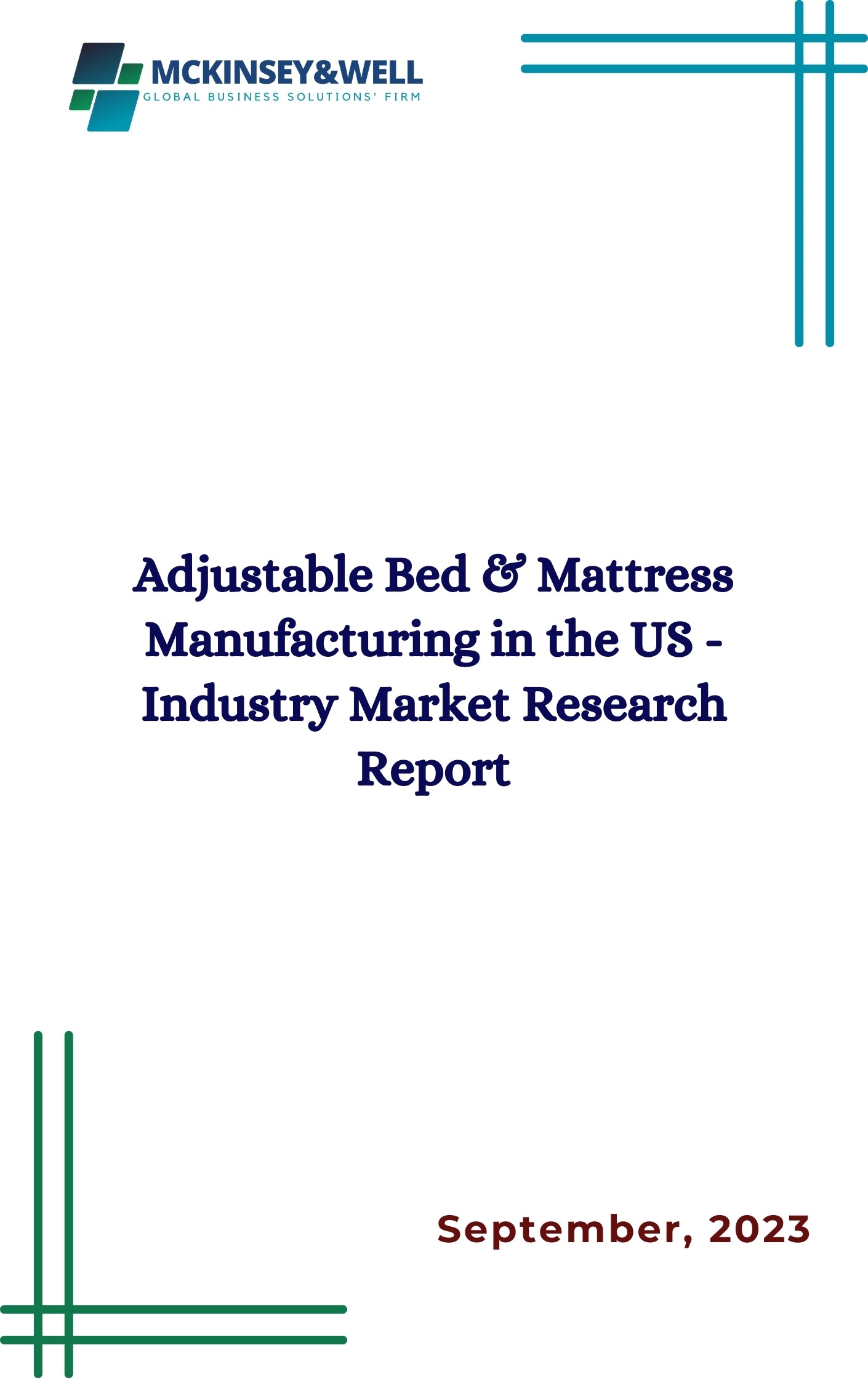 Adjustable Bed & Mattress Manufacturing in the US - Industry Market Research Report