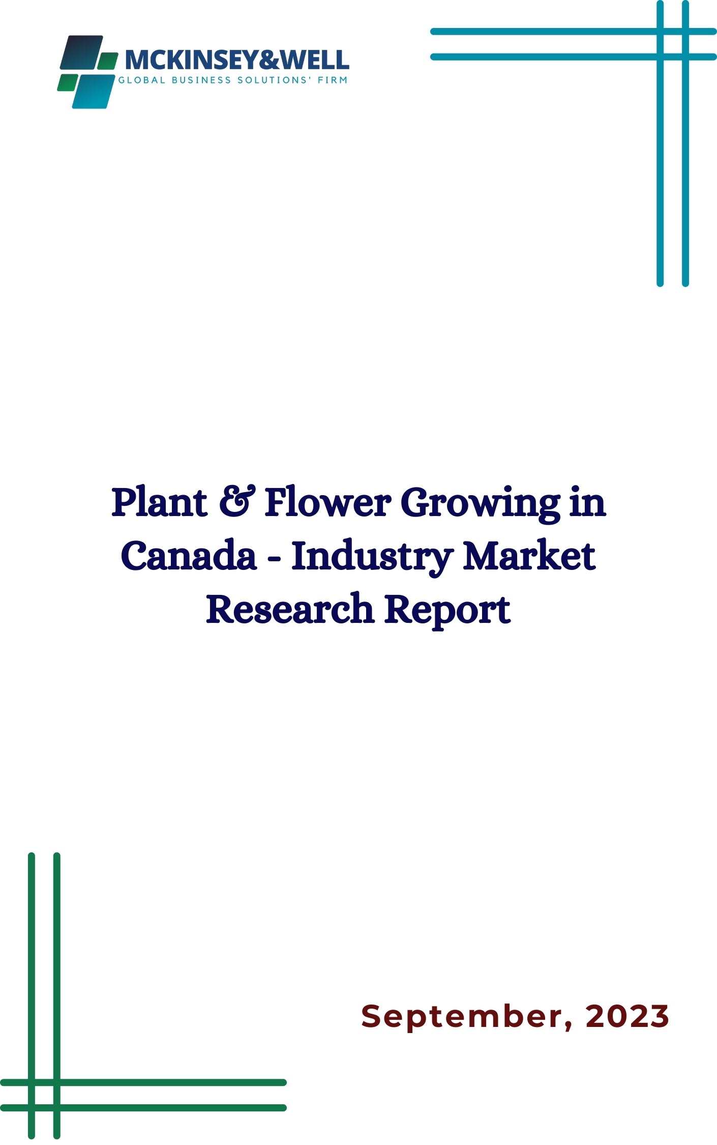 Plant & Flower Growing in Canada - Industry Market Research Report