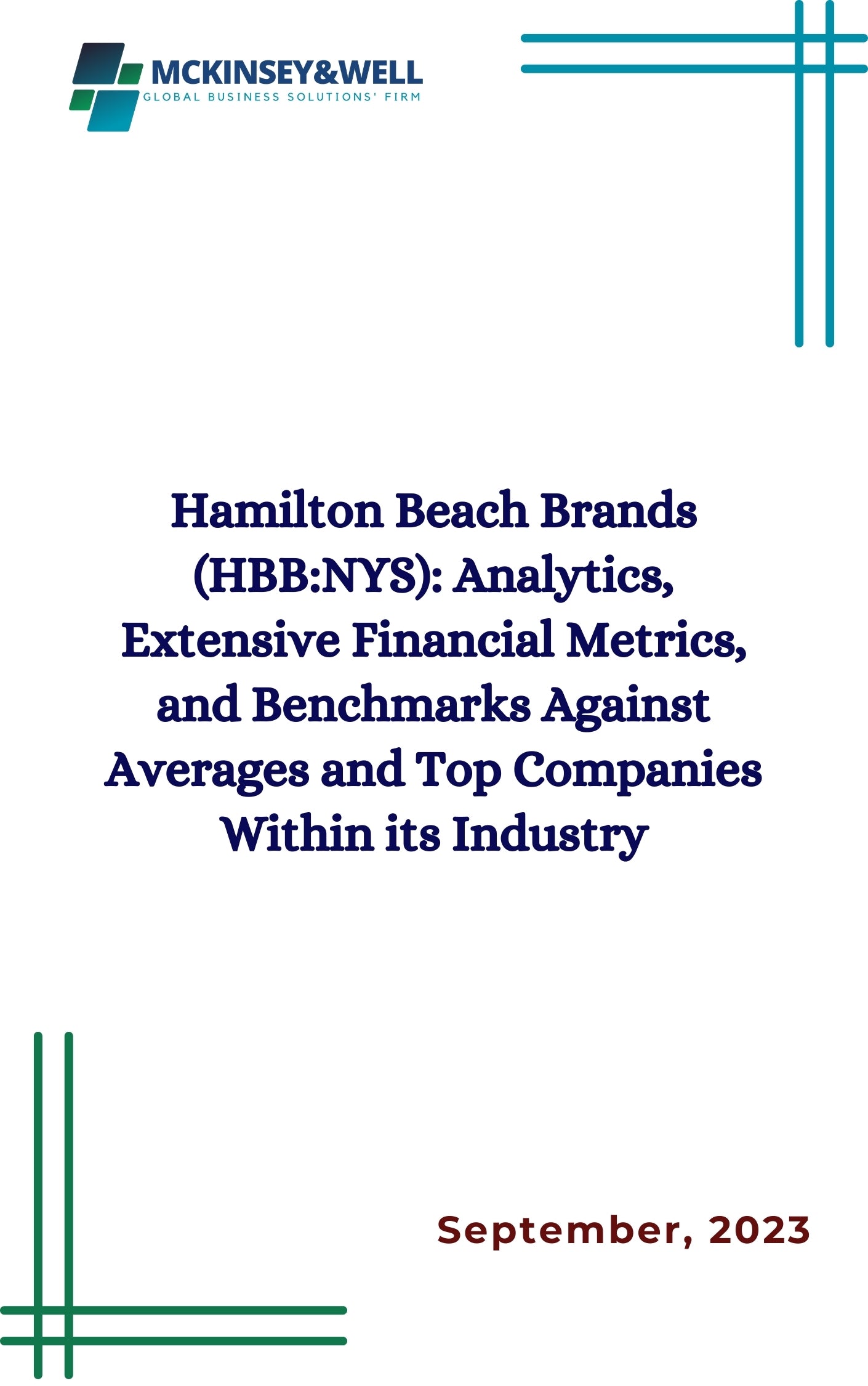 Hamilton Beach Brands (HBB:NYS): Analytics, Extensive Financial Metrics, and Benchmarks Against Averages and Top Companies Within its Industry