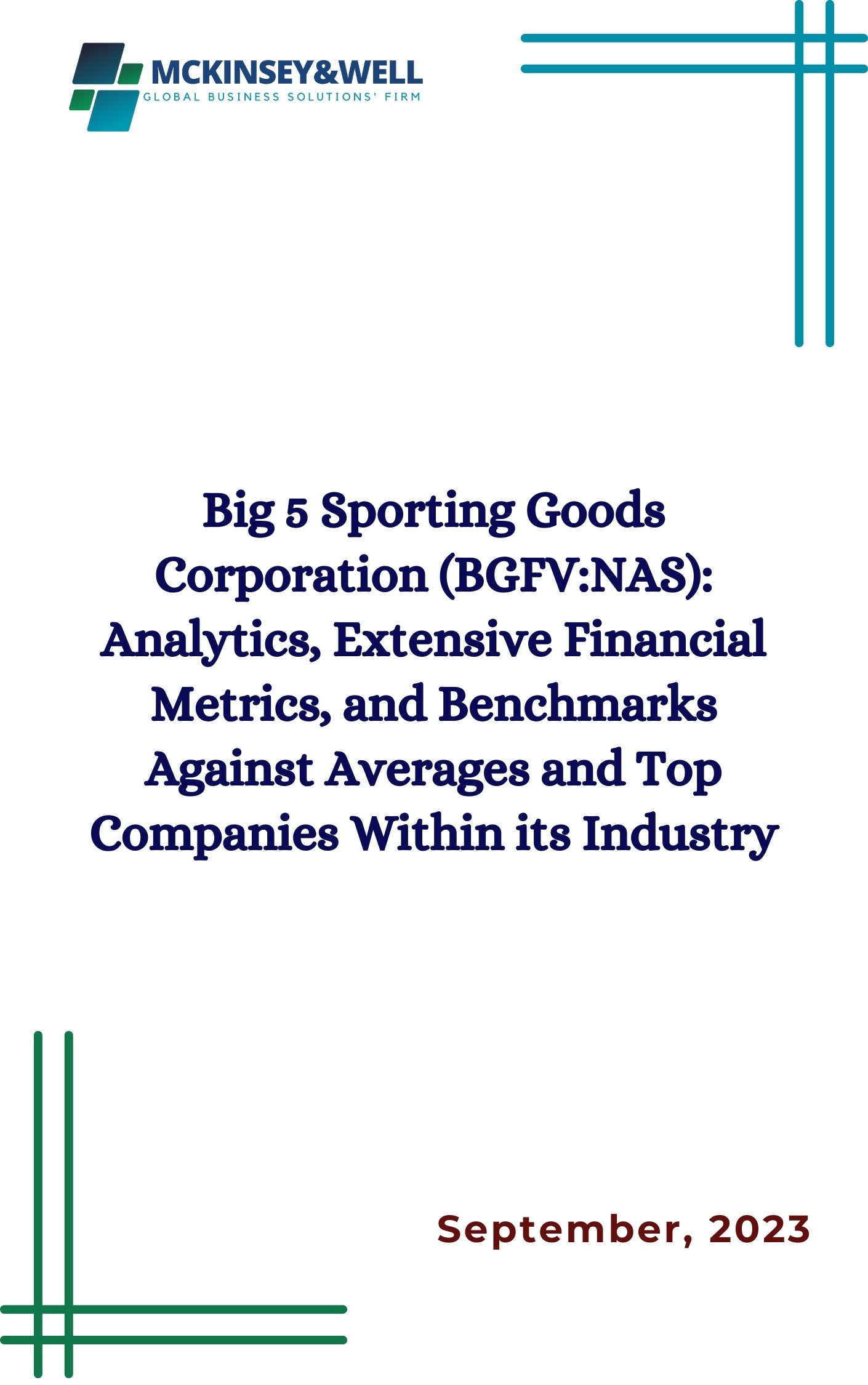 Big 5 Sporting Goods Corporation (BGFV:NAS): Analytics, Extensive Financial Metrics, and Benchmarks Against Averages and Top Companies Within its Industry