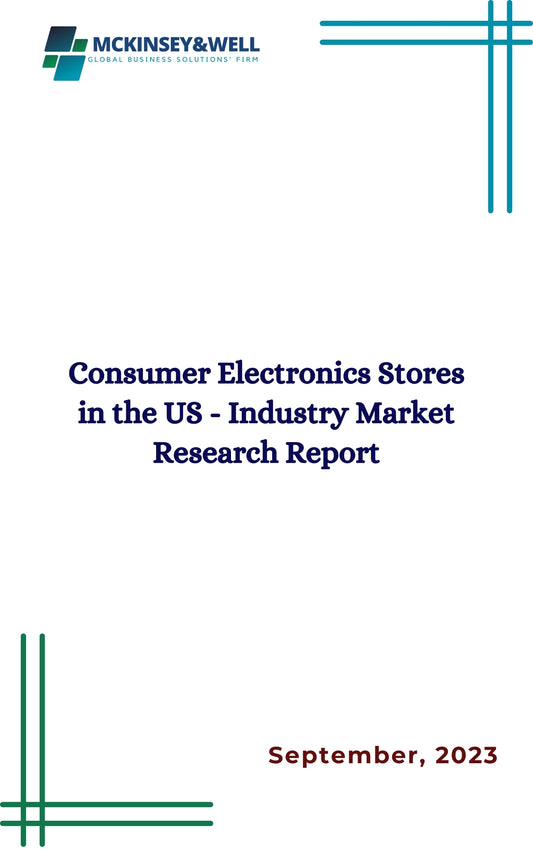 Consumer Electronics Stores in the US - Industry Market Research Report