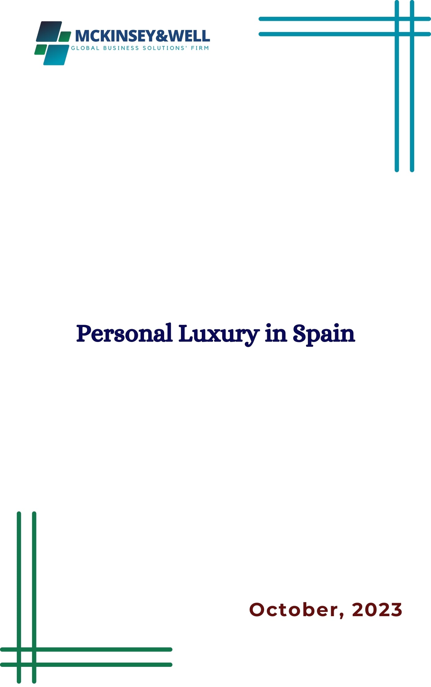 Personal Luxury in Spain