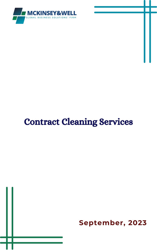 Contract Cleaning Services