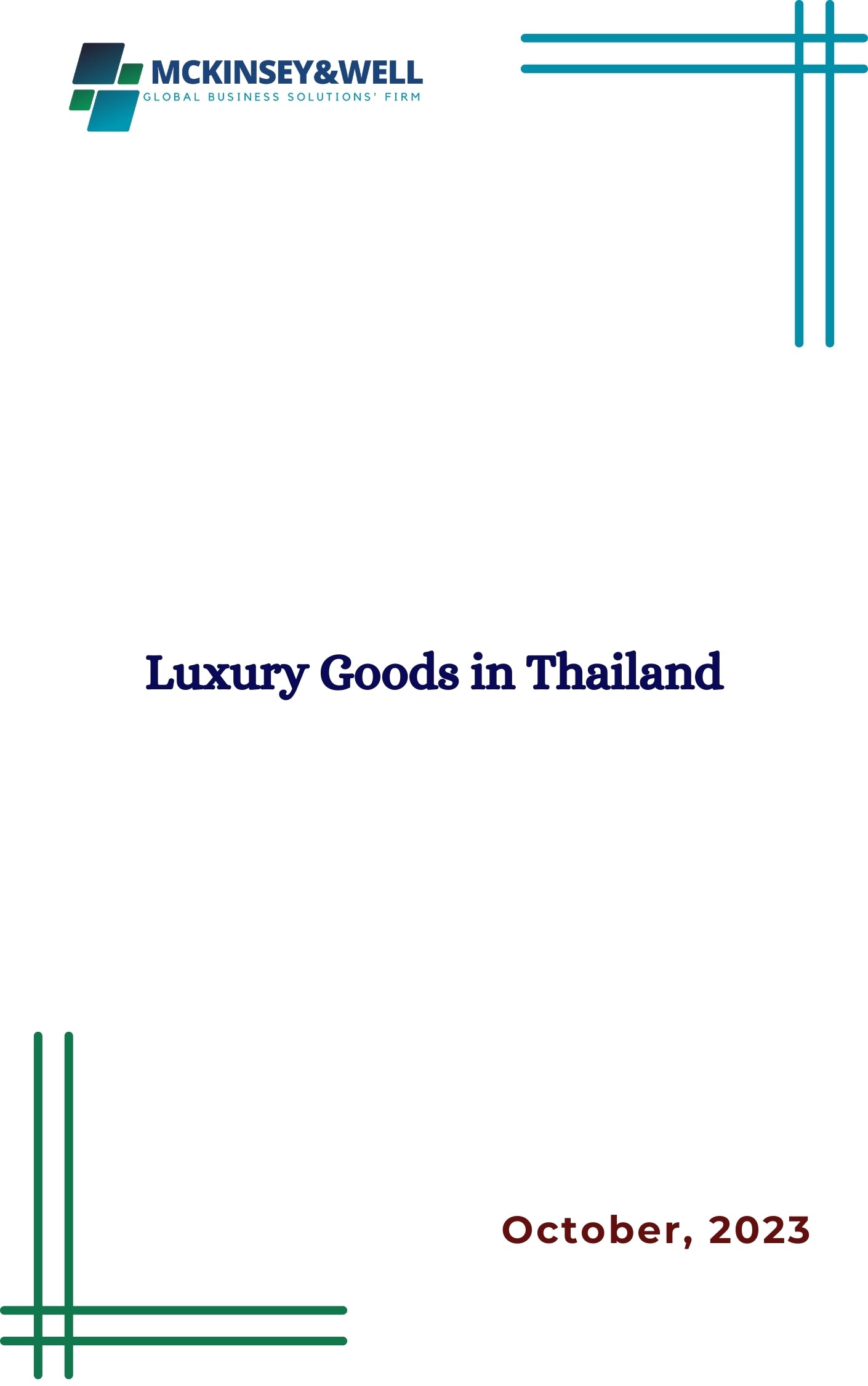 Luxury Goods in Thailand