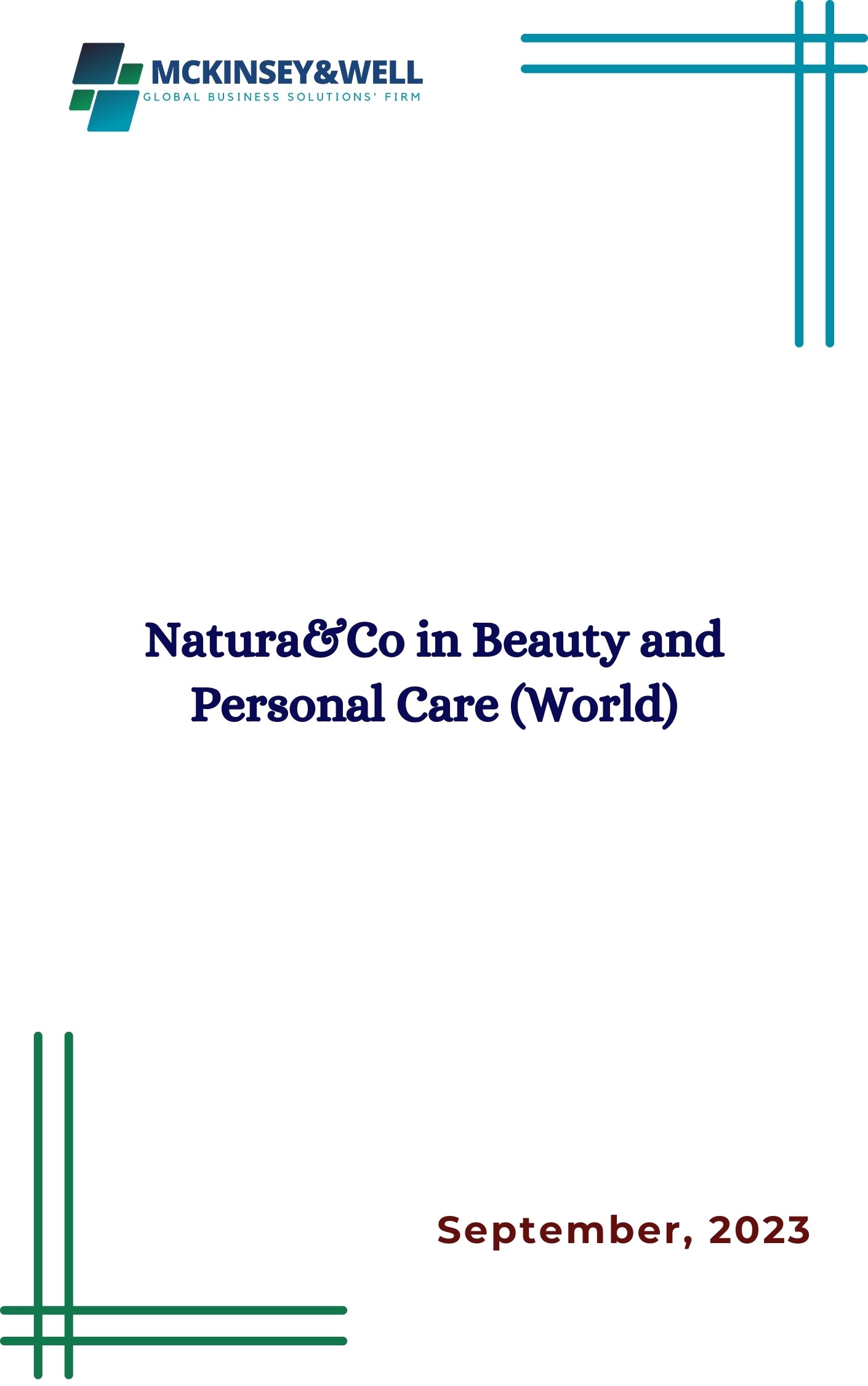 Natura&Co in Beauty and Personal Care (World)