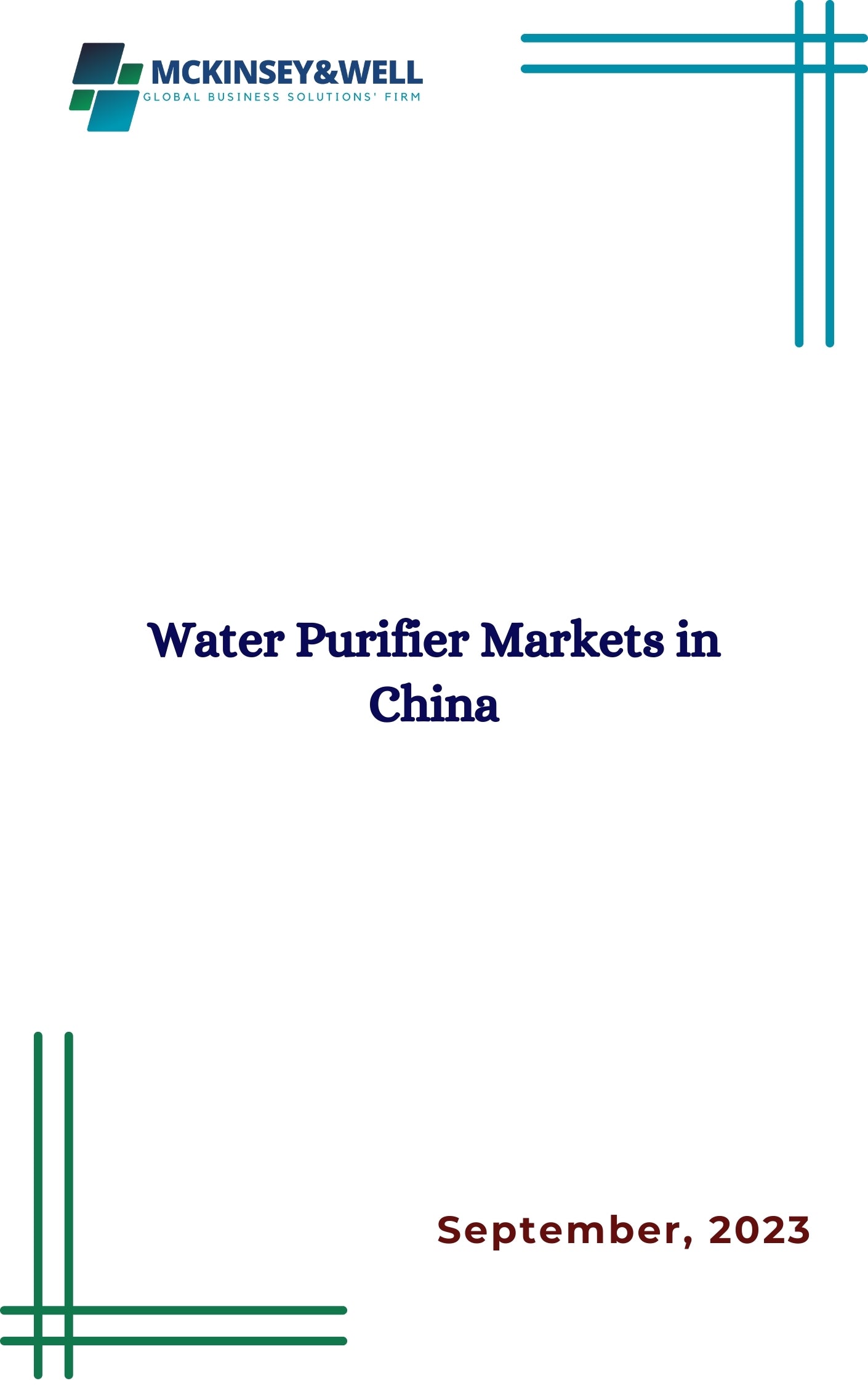 Water Purifier Markets in China