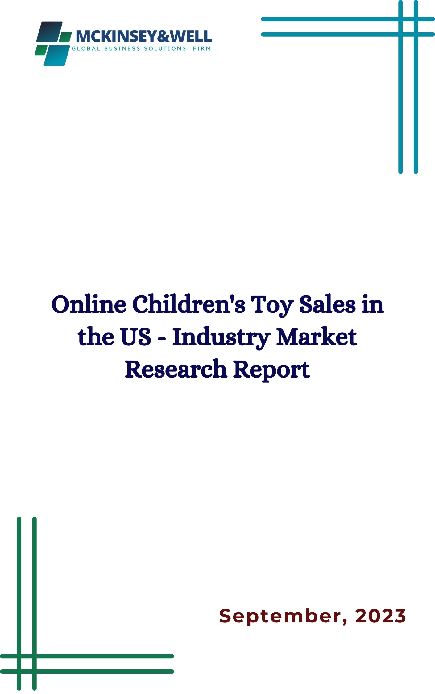 Online Children's Toy Sales in the US - Industry Market Research Report