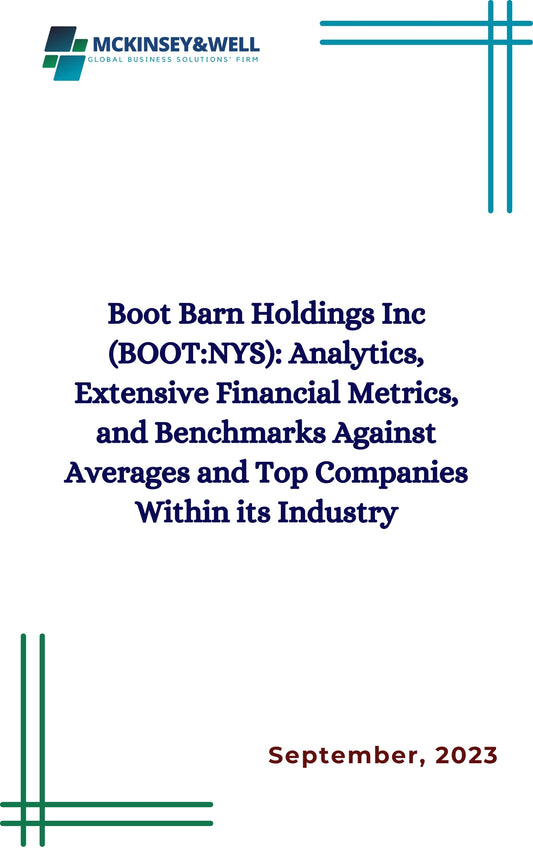 Boot Barn Holdings Inc (BOOT:NYS): Analytics, Extensive Financial Metrics, and Benchmarks Against Averages and Top Companies Within its Industry