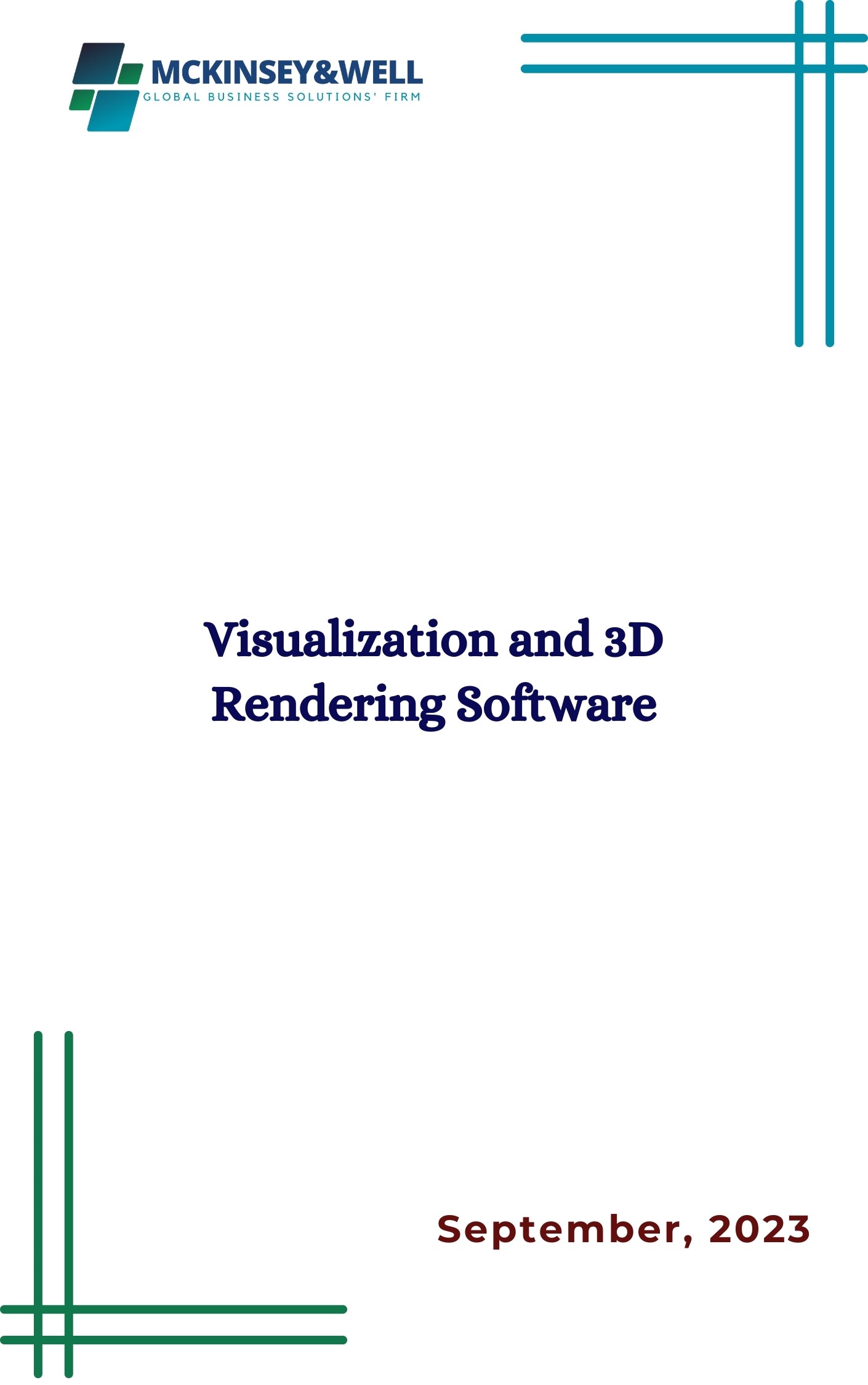 Visualization and 3D Rendering Software