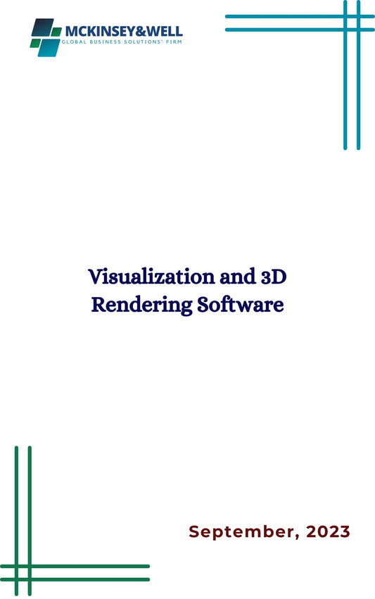 Visualization and 3D Rendering Software