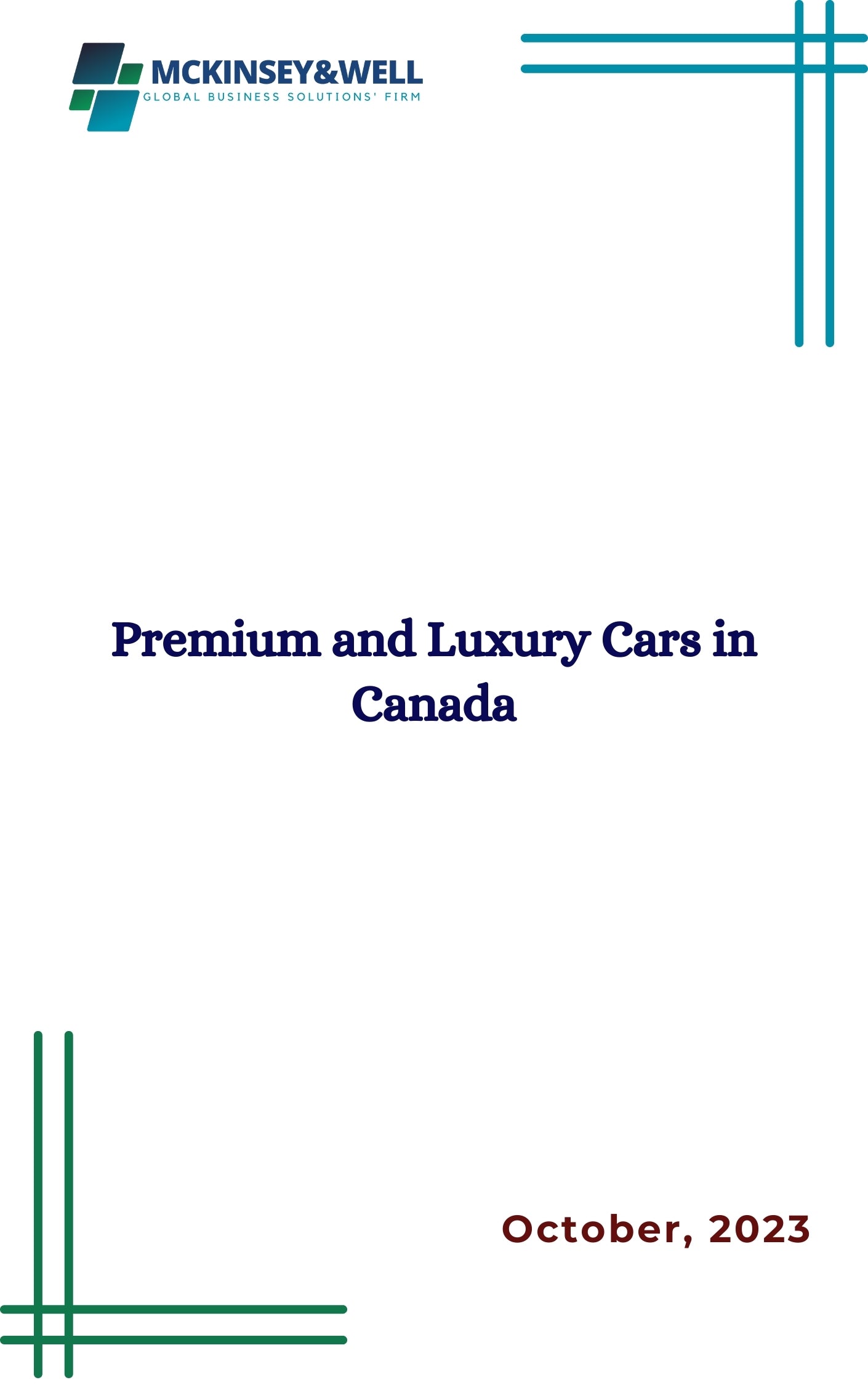 Premium and Luxury Cars in Canada