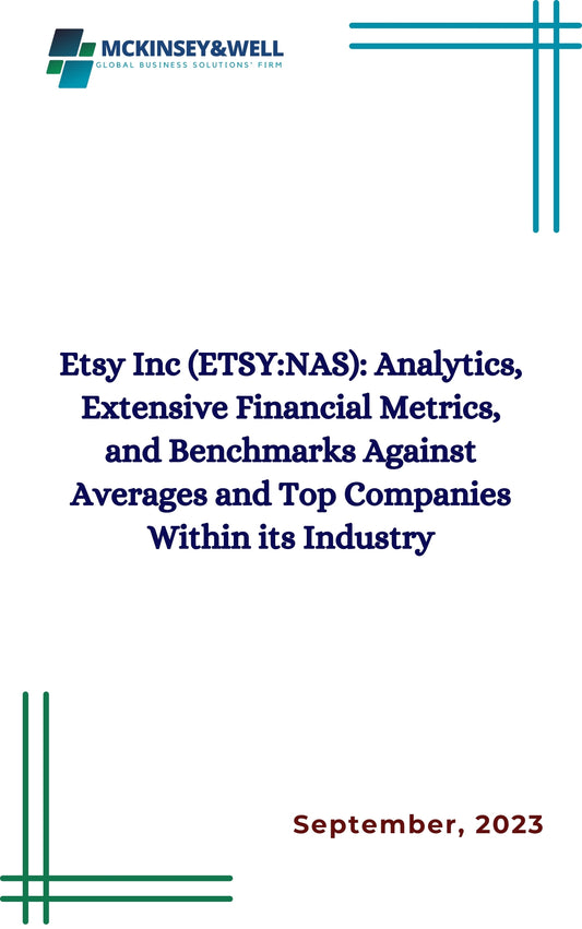 Etsy Inc (ETSY:NAS): Analytics, Extensive Financial Metrics, and Benchmarks Against Averages and Top Companies Within its Industry