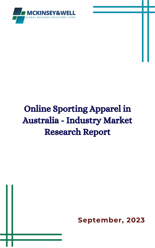 Online Sporting Apparel in Australia - Industry Market Research Report