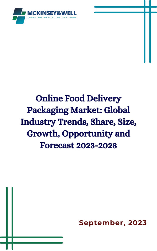 Online Food Delivery Packaging Market: Global Industry Trends, Share, Size, Growth, Opportunity and Forecast 2023-2028