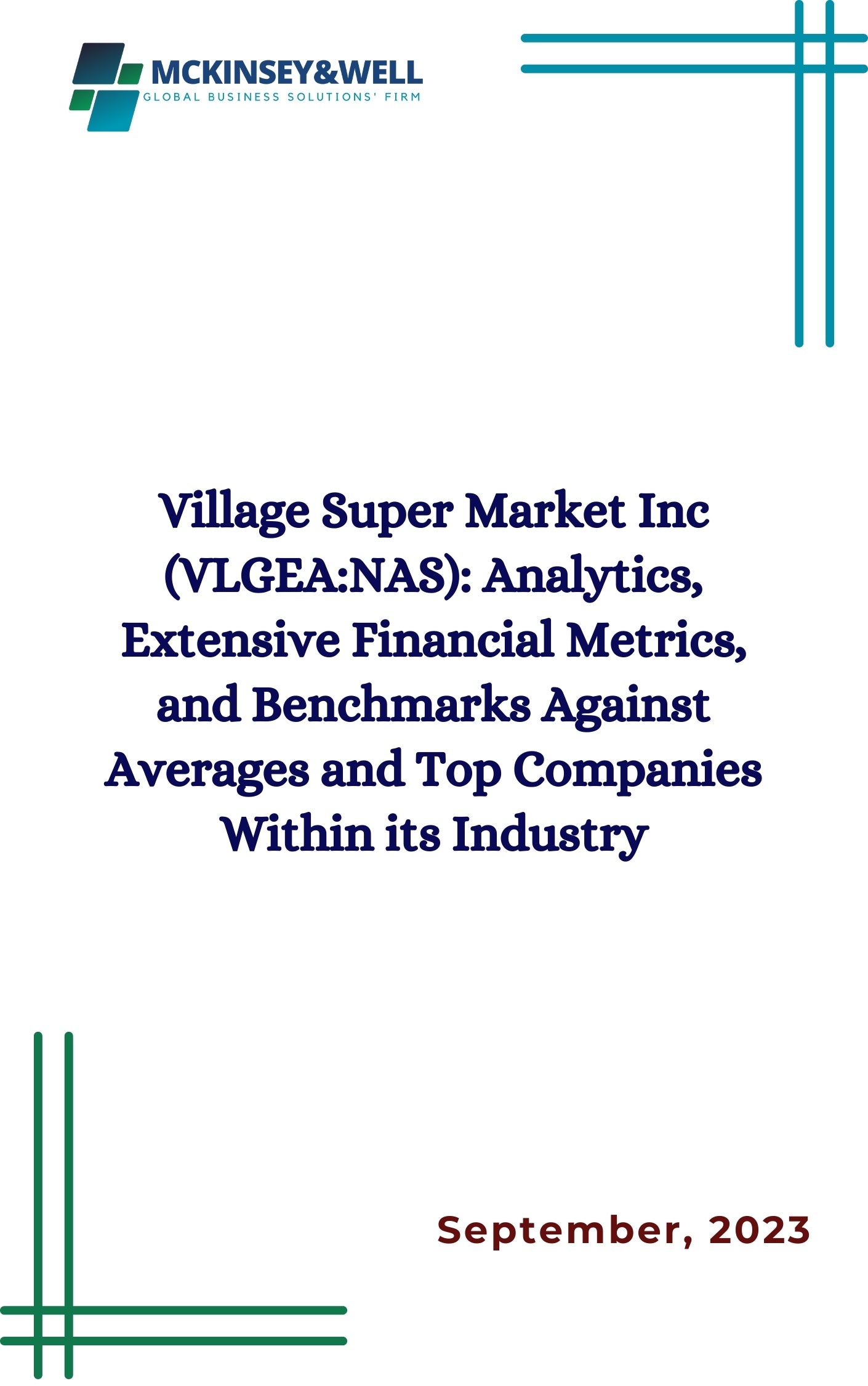 Village Super Market Inc (VLGEA:NAS): Analytics, Extensive Financial Metrics, and Benchmarks Against Averages and Top Companies Within its Industry