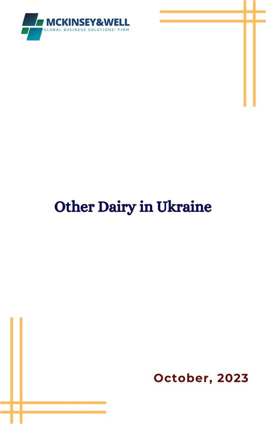 Other Dairy in Ukraine