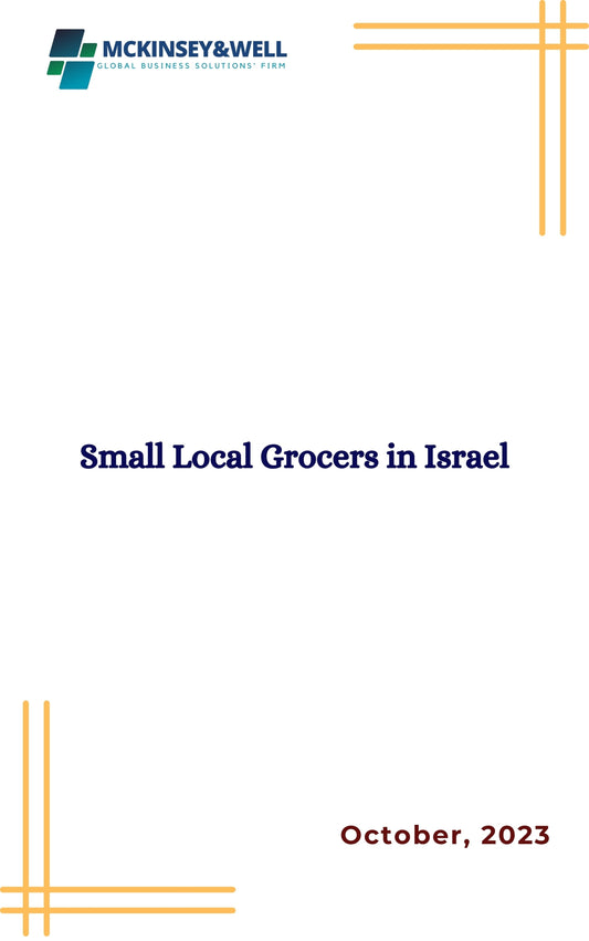 Small Local Grocers in Israel