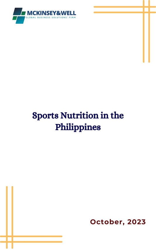 Sports Nutrition in the Philippines