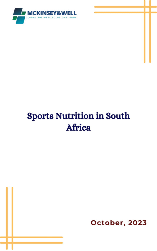 Sports Nutrition in South Africa