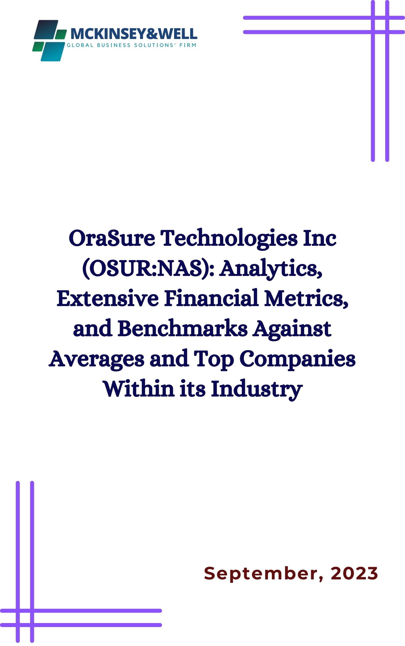 OraSure Technologies Inc (OSUR:NAS): Analytics, Extensive Financial Metrics, and Benchmarks Against Averages and Top Companies Within its Industry