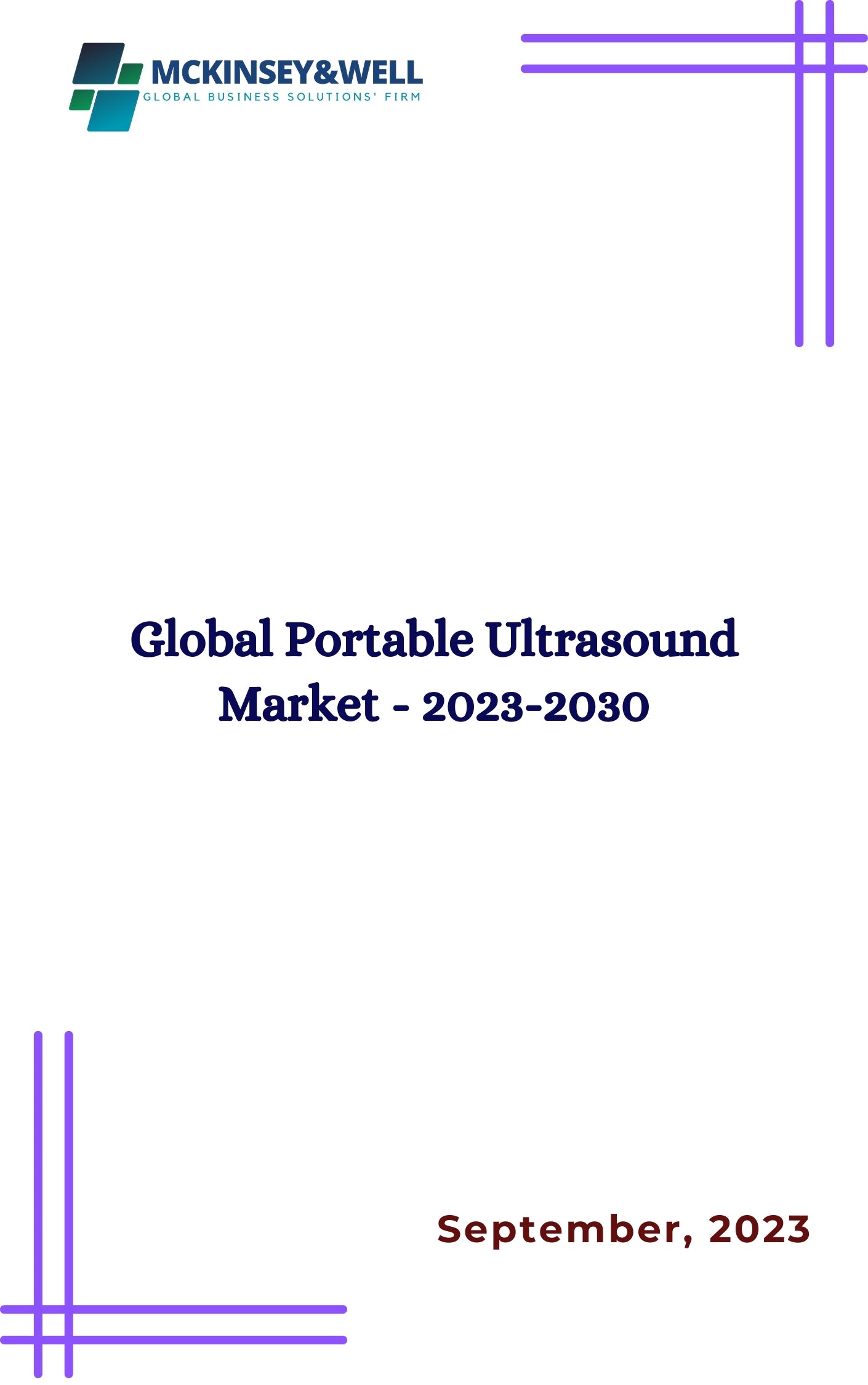 Global Portable Ultrasound Market - 2023-2030