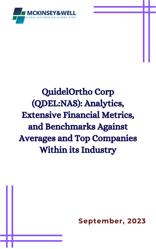 QuidelOrtho Corp (QDEL:NAS): Analytics, Extensive Financial Metrics, and Benchmarks Against Averages and Top Companies Within its Industry