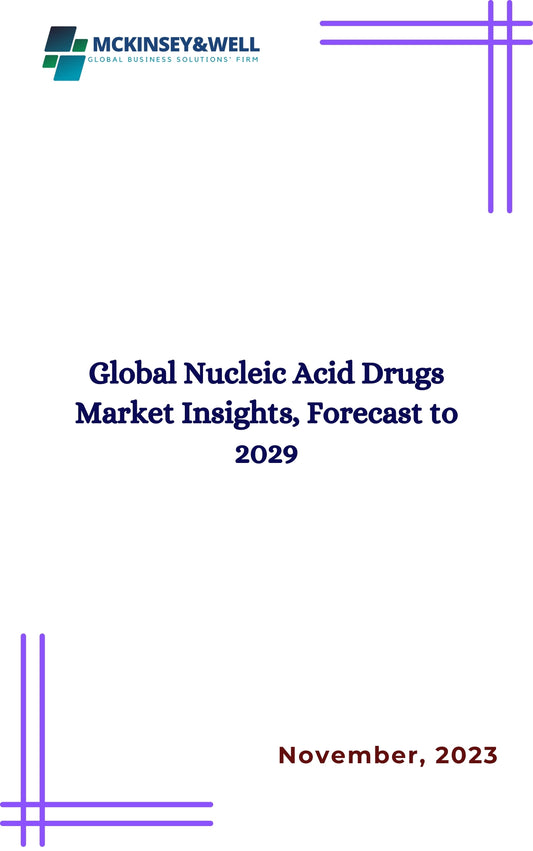 Global Nucleic Acid Drugs Market Insights, Forecast to 2029