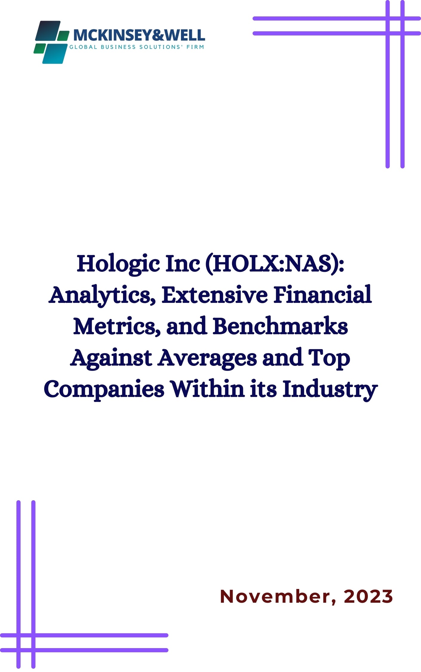 Hologic Inc (HOLX:NAS): Analytics, Extensive Financial Metrics, and Benchmarks Against Averages and Top Companies Within its Industry