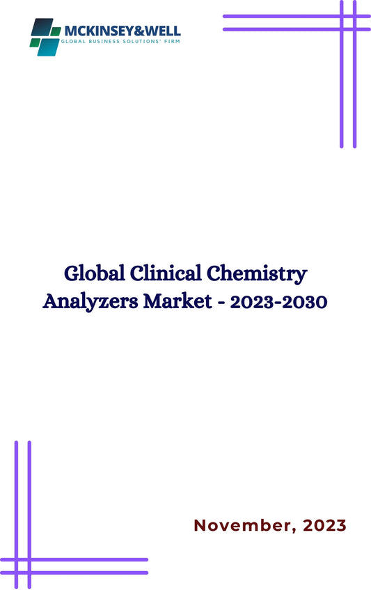 Global Clinical Chemistry Analyzers Market - 2023-2030