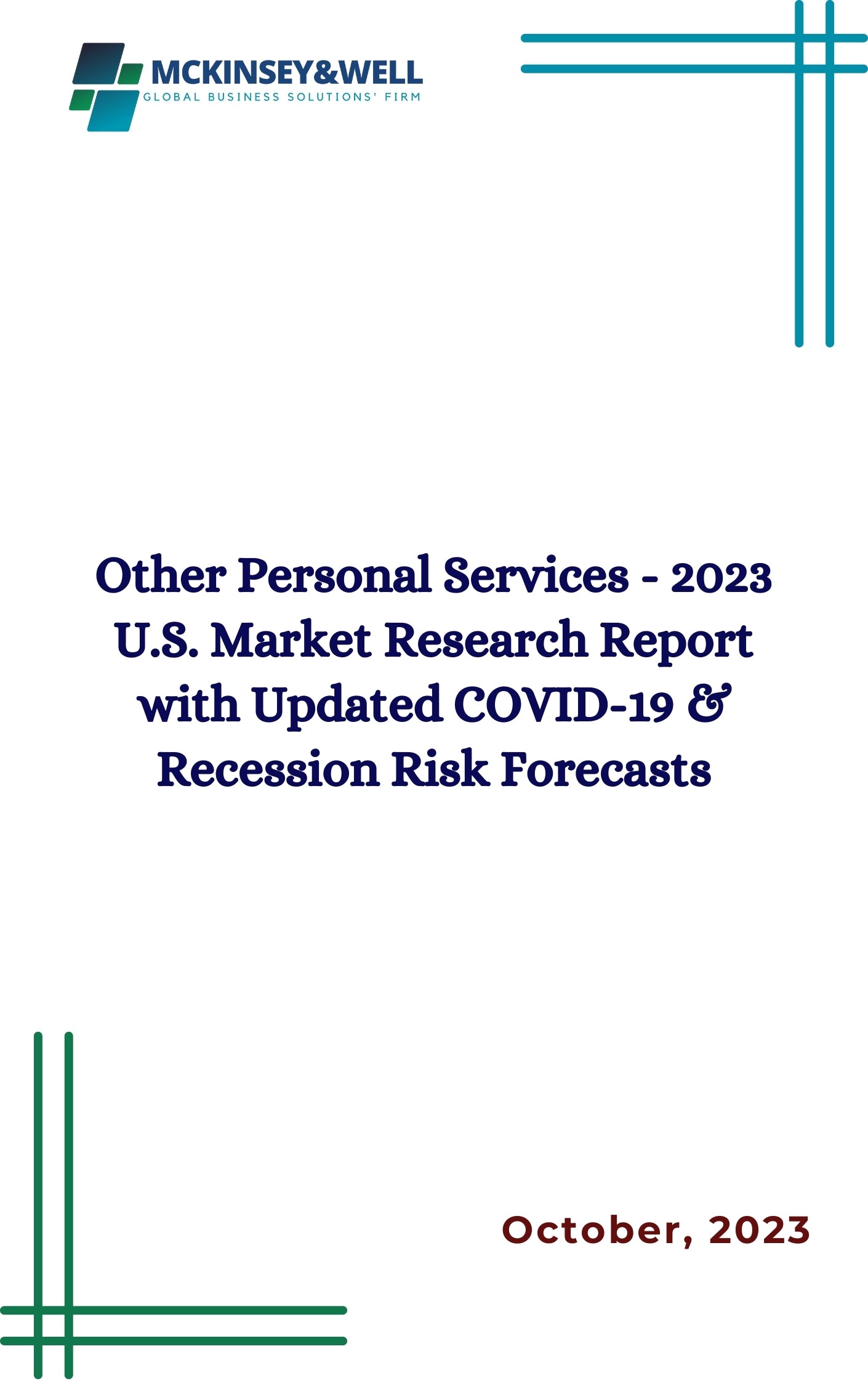 Other Personal Services - 2023 U.S. Market Research Report with Updated COVID-19 & Recession Risk Forecasts