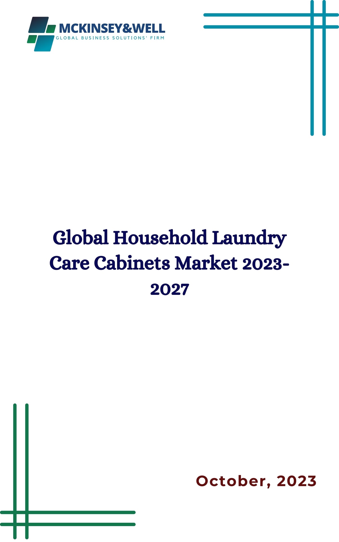 Global Household Laundry Care Cabinets Market 2023-2027