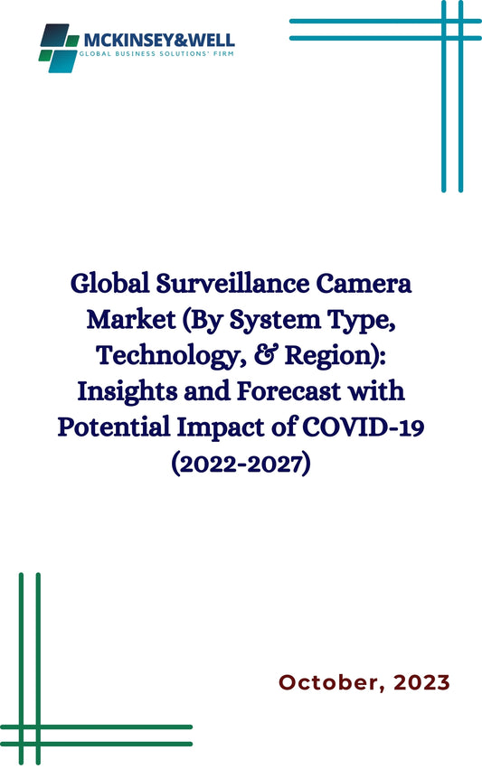 Global Surveillance Camera Market (By System Type, Technology, & Region): Insights and Forecast with Potential Impact of COVID-19 (2022-2027)