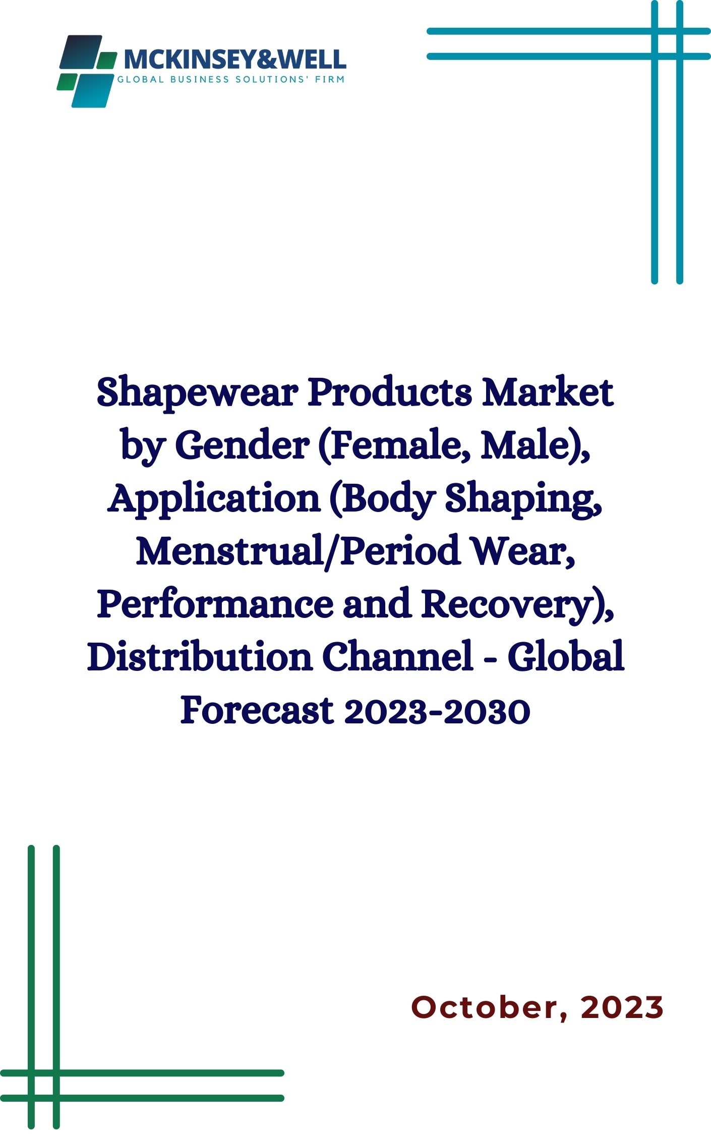 Shapewear Products Market by Gender (Female, Male), Application (Body Shaping, Menstrual/Period Wear, Performance and Recovery), Distribution Channel - Global Forecast 2023-2030