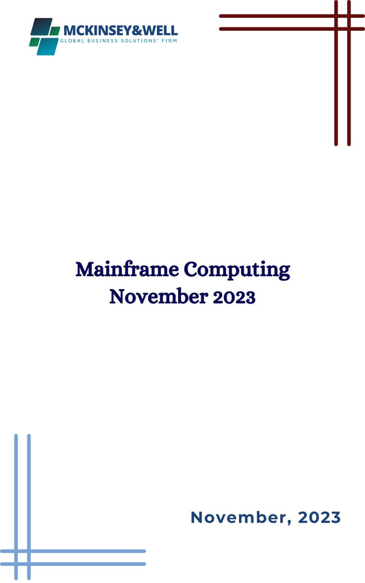 Mainframe Computing November 2023