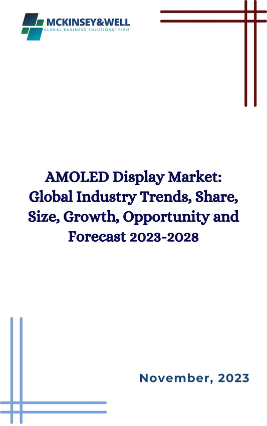 AMOLED Display Market: Global Industry Trends, Share, Size, Growth, Opportunity and Forecast 2023-2028