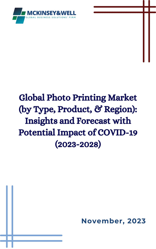 Global Photo Printing Market (by Type, Product, & Region): Insights and Forecast with Potential Impact of COVID-19 (2023-2028)