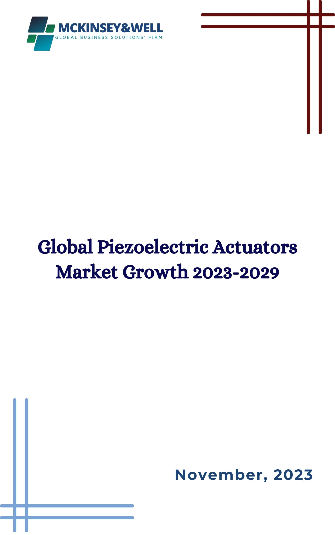 Global Piezoelectric Actuators Market Growth 2023-2029