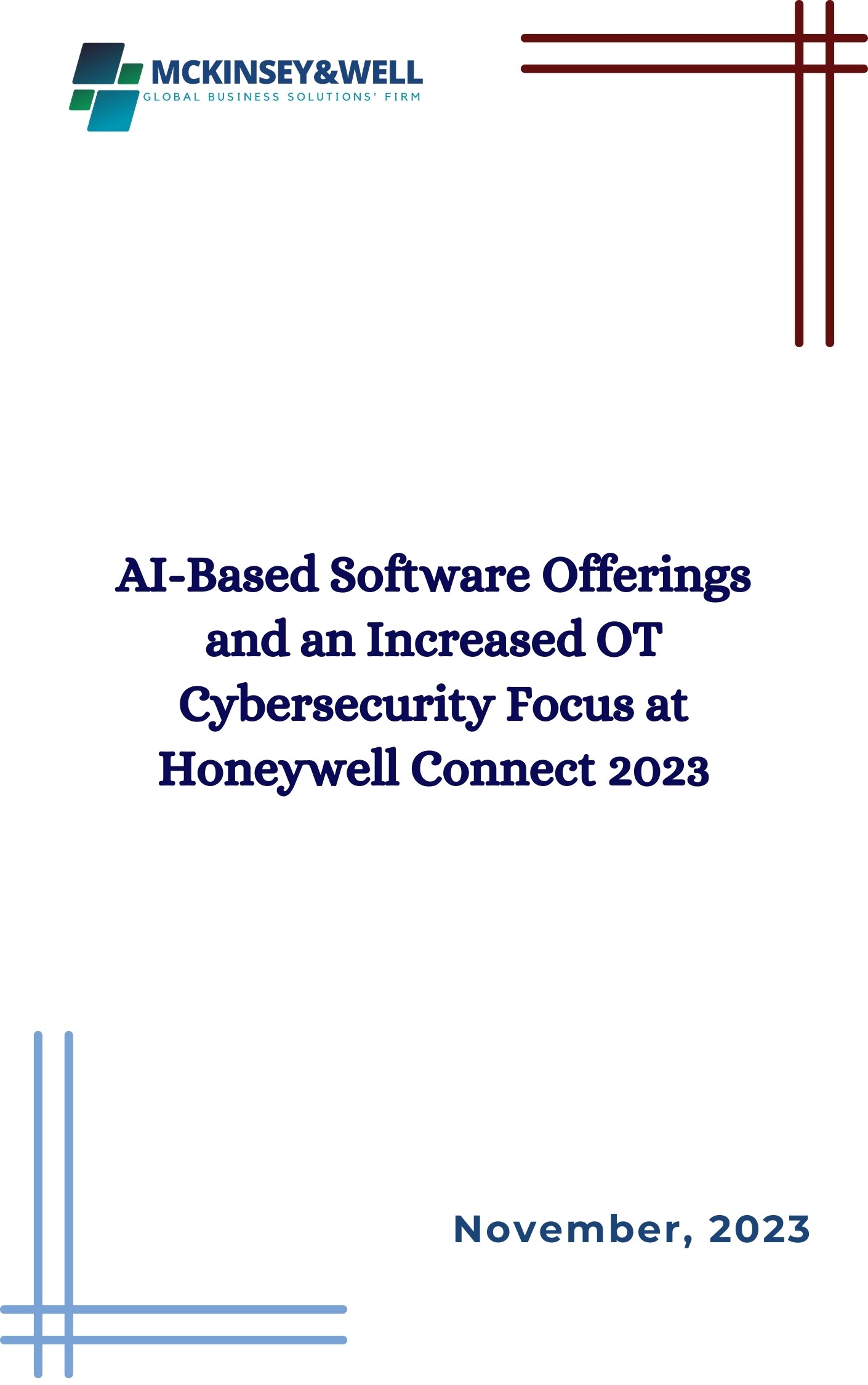 AI-Based Software Offerings and an Increased OT Cybersecurity Focus at Honeywell Connect 2023