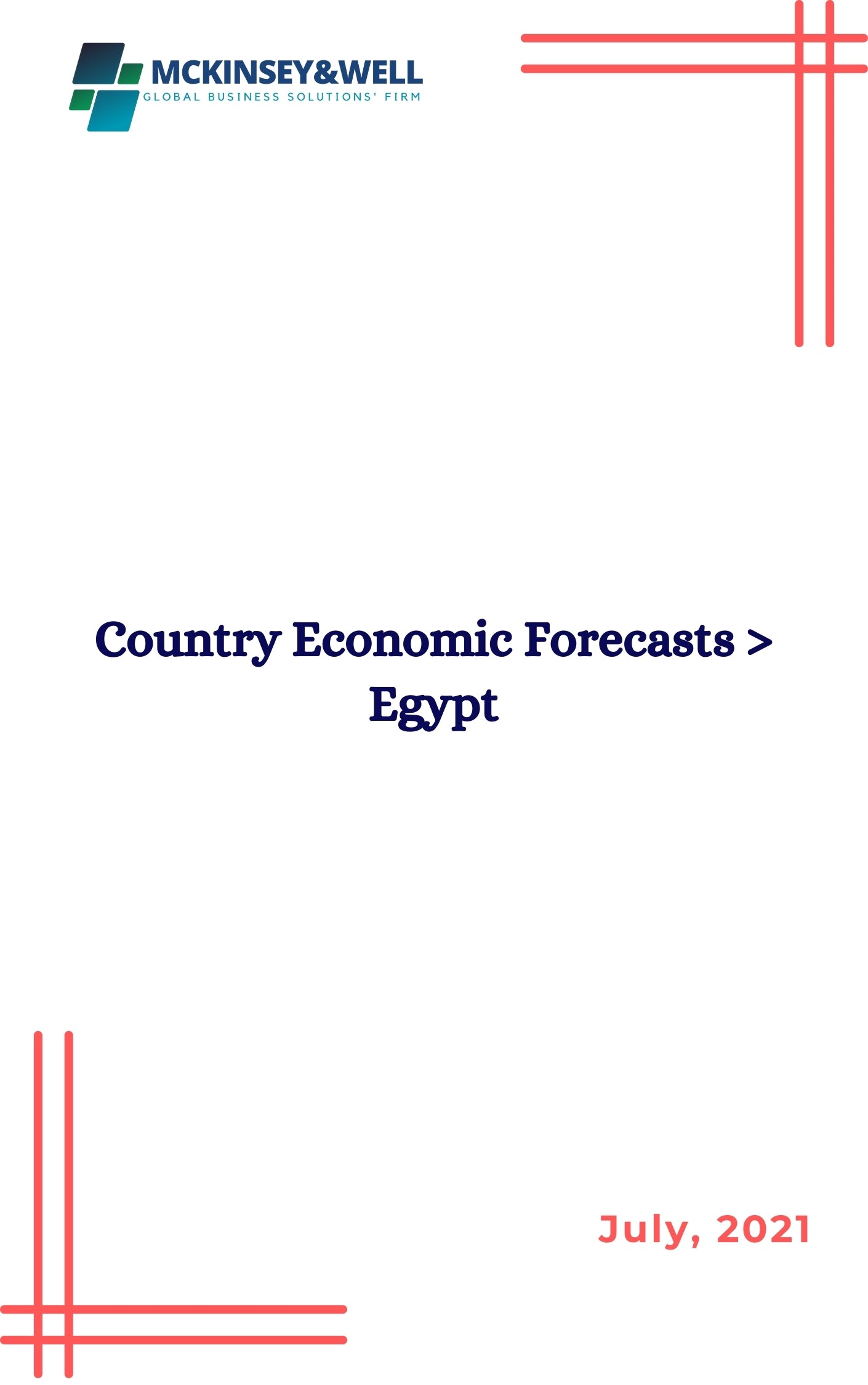 Country Economic Forecasts > Egypt