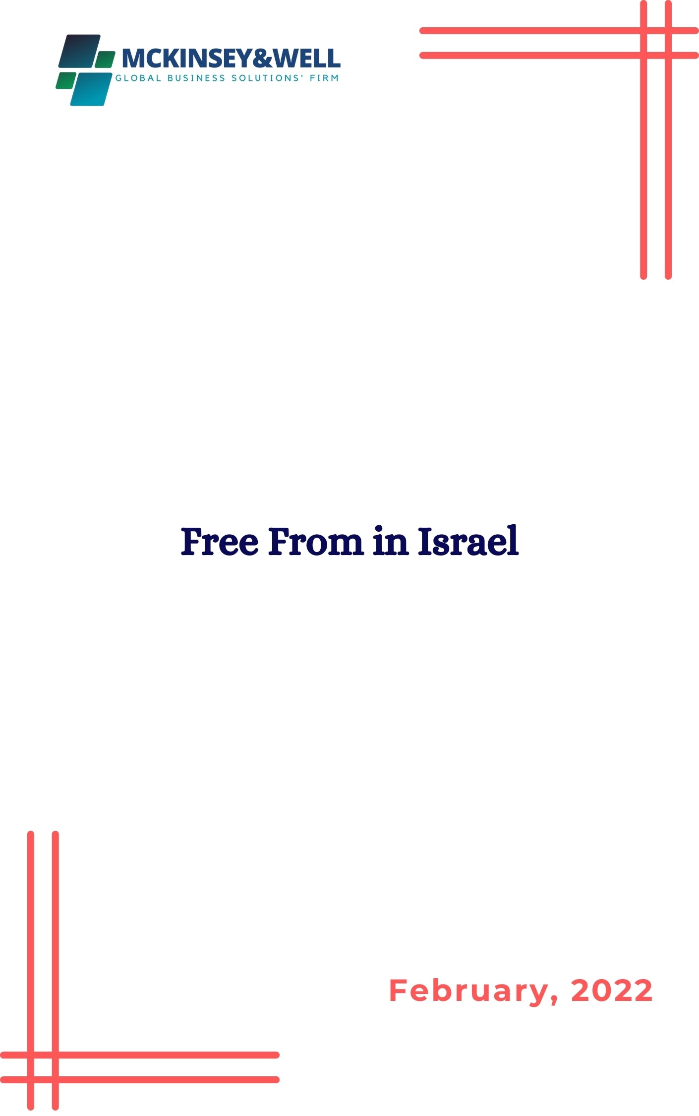 Free From in Israel