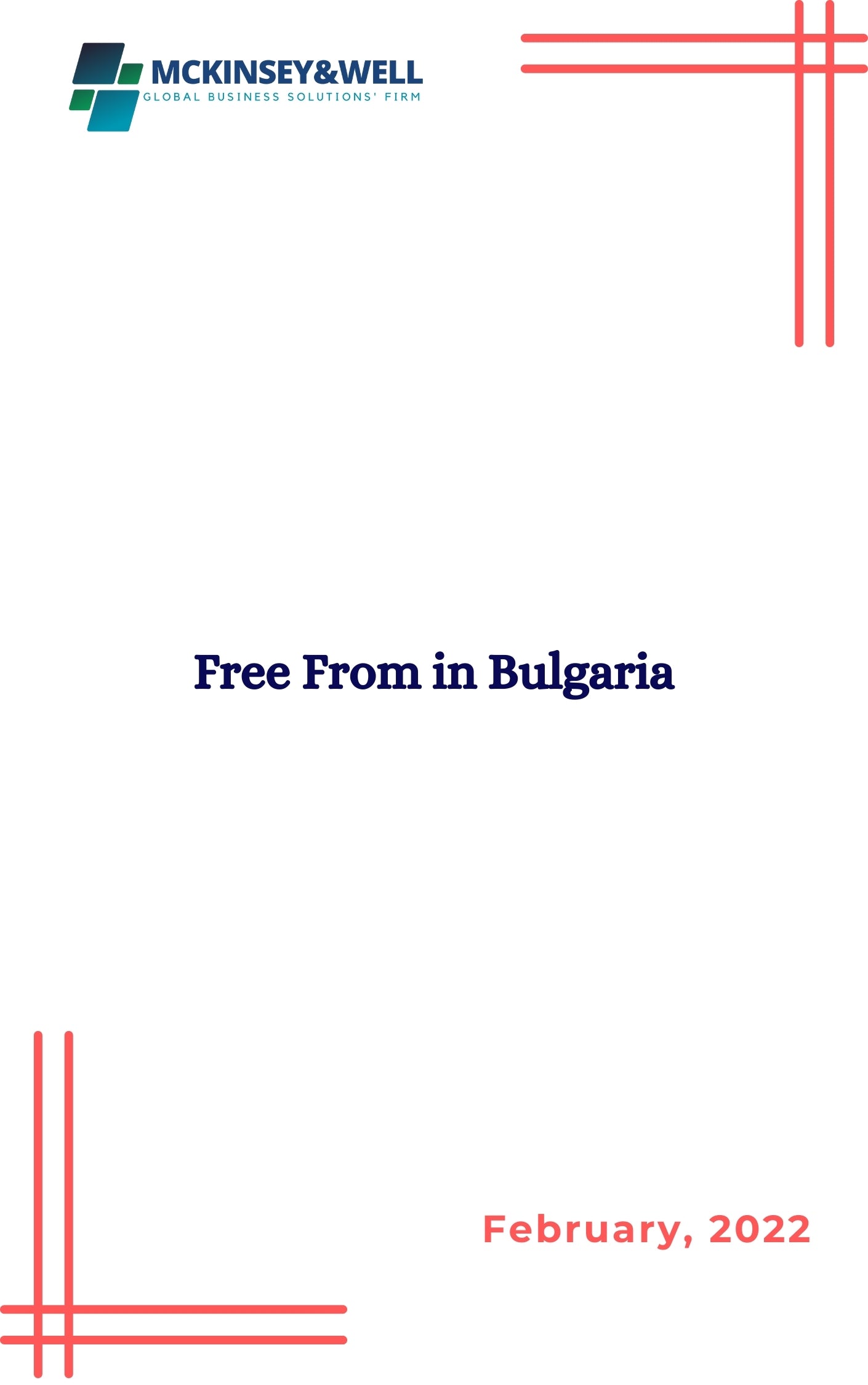 Free From in Bulgaria