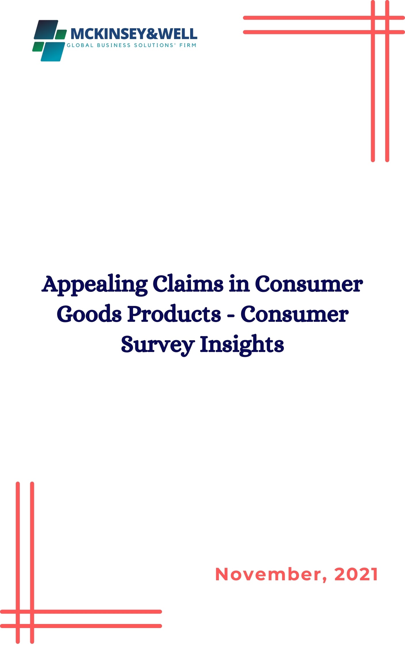 Appealing Claims in Consumer Goods Products - Consumer Survey Insights