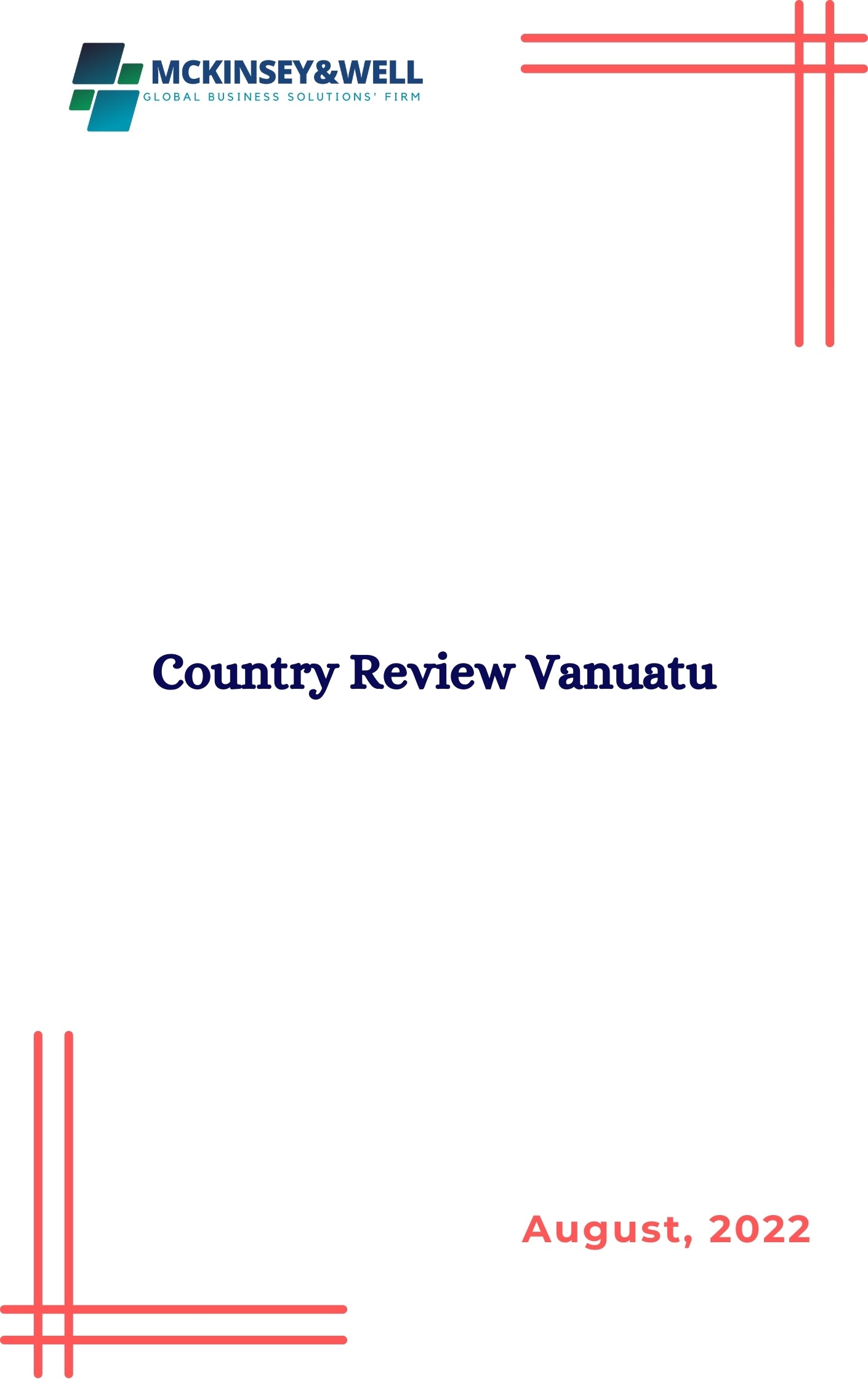 Country Review Vanuatu