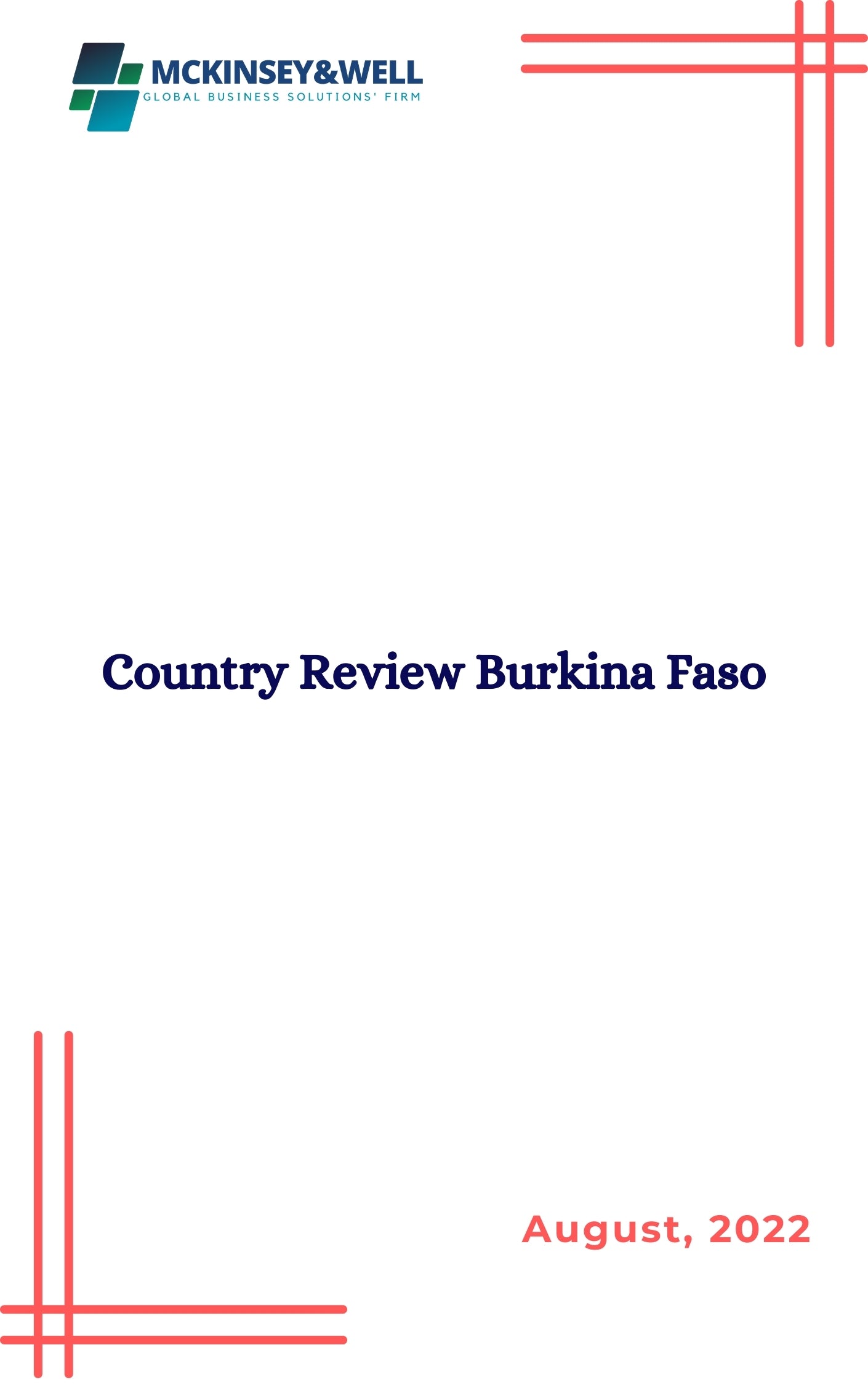 Country Review Burkina Faso