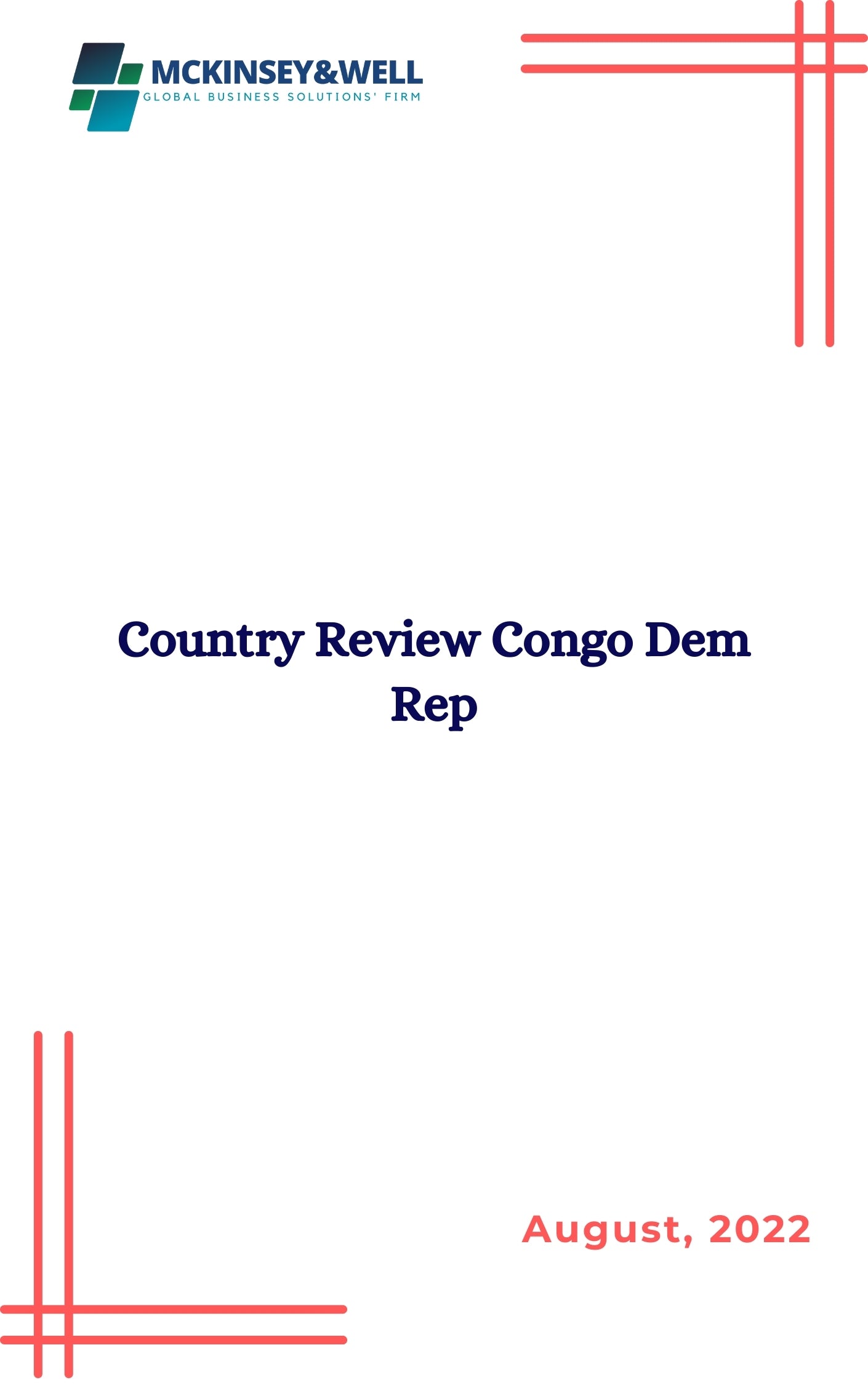 Country Review Congo Dem Rep