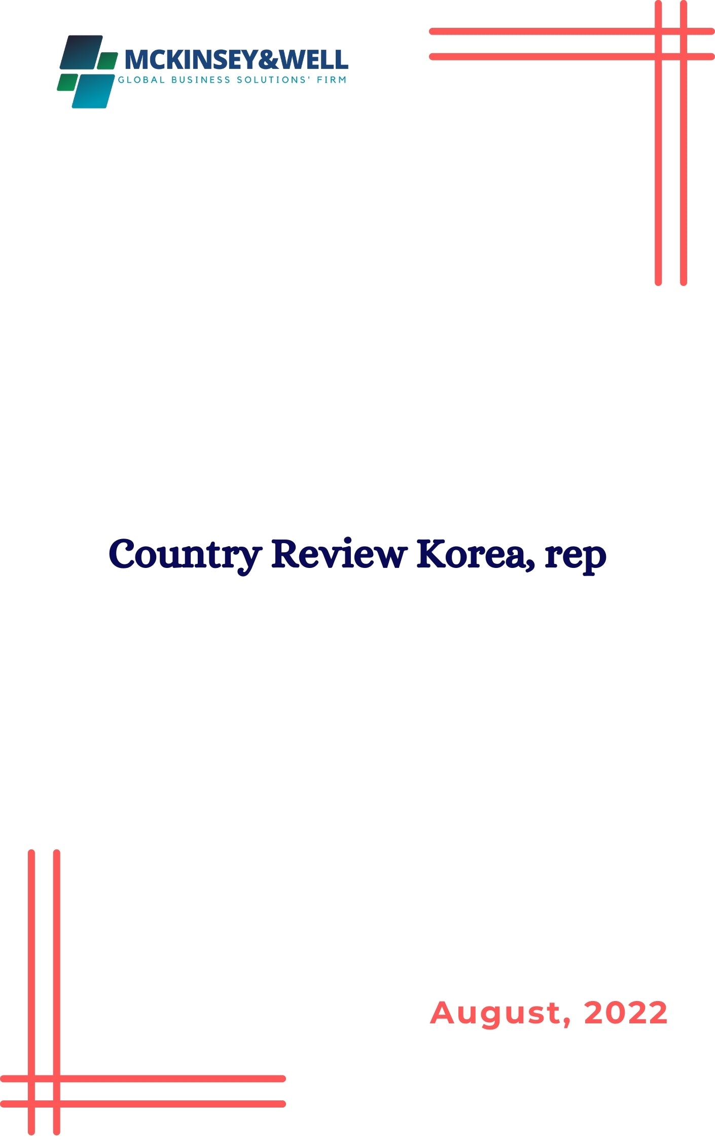 Country Review Korea, rep