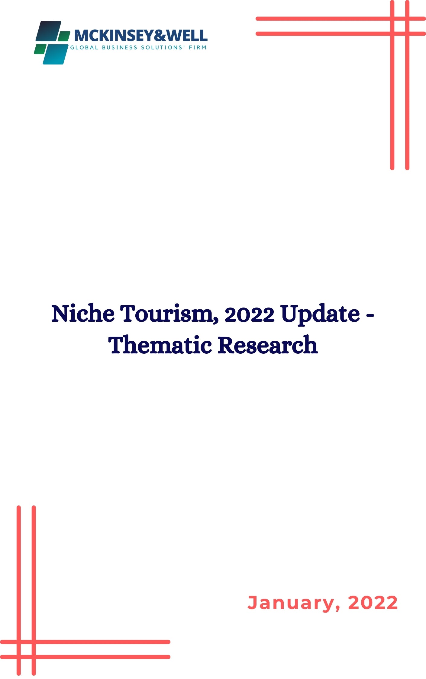 Niche Tourism, 2022 Update - Thematic Research