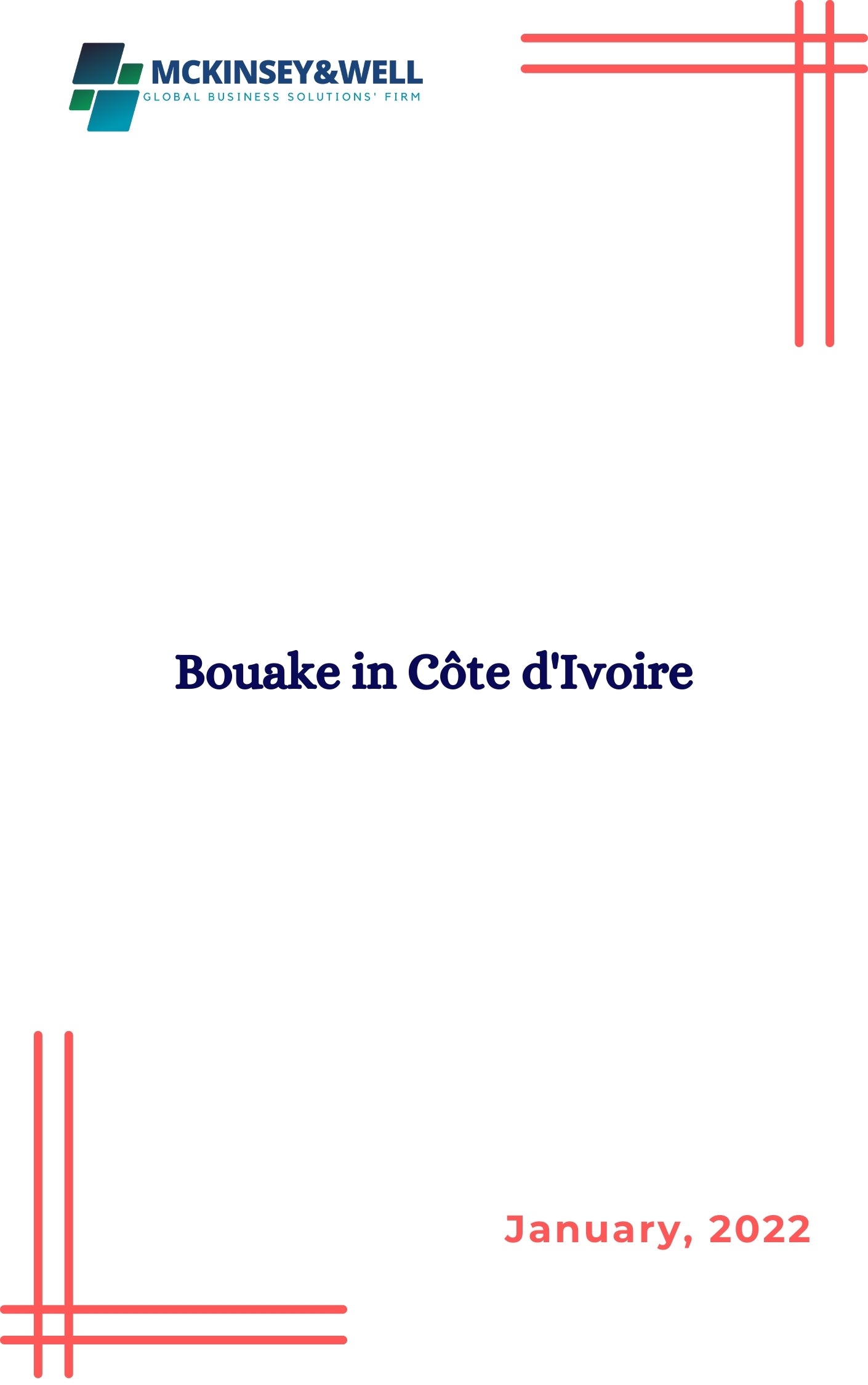 Bouake in Côte d'Ivoire